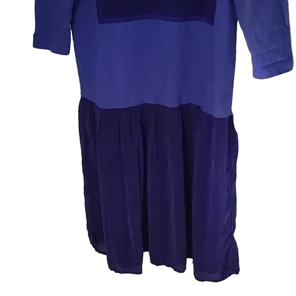 JOHNNY WAS gorgeous royal blue dress - Picture 3 of 13